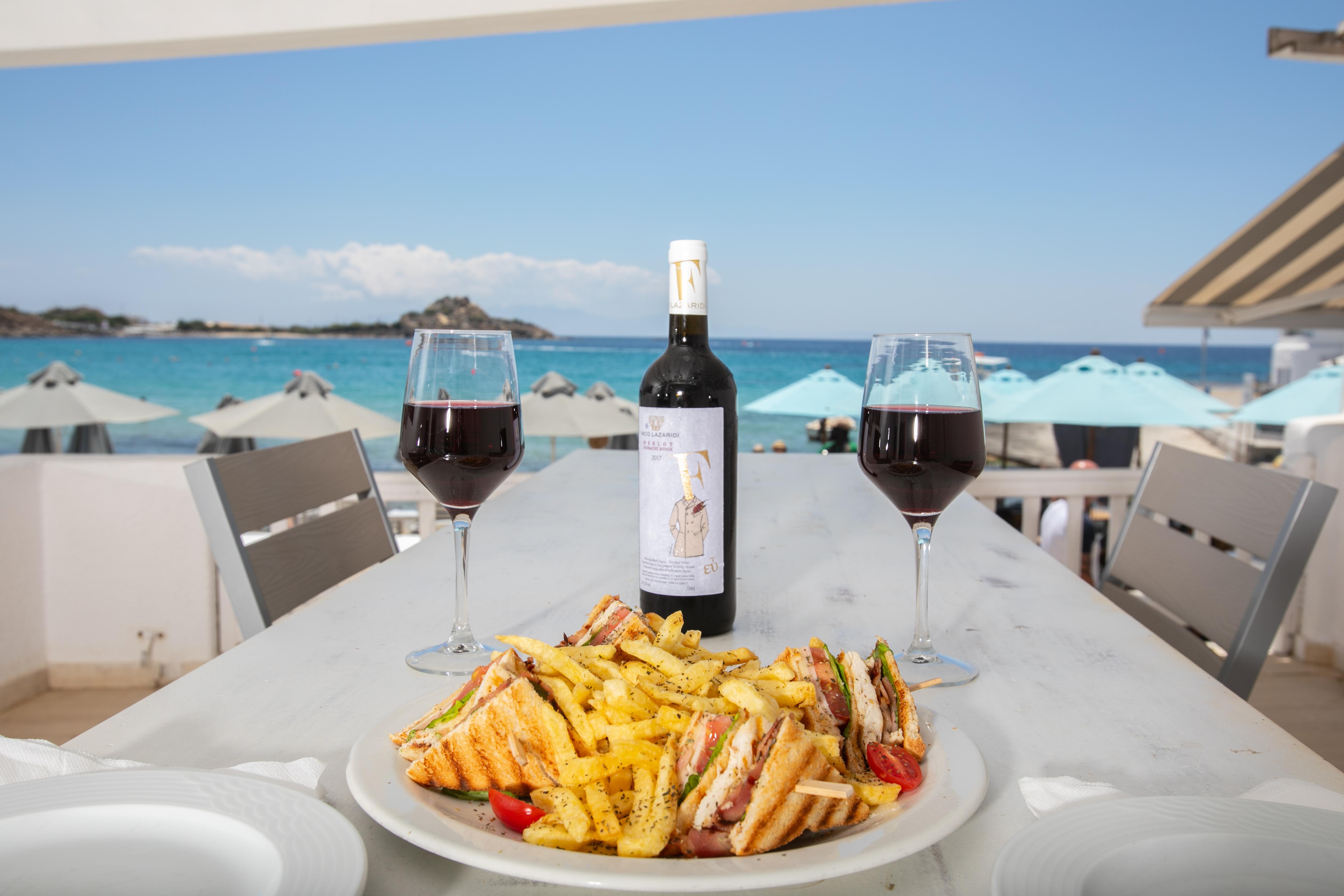 Acrogiali Beachfront Hotel Mykonos Platys Gialos  Ngoại thất bức ảnh