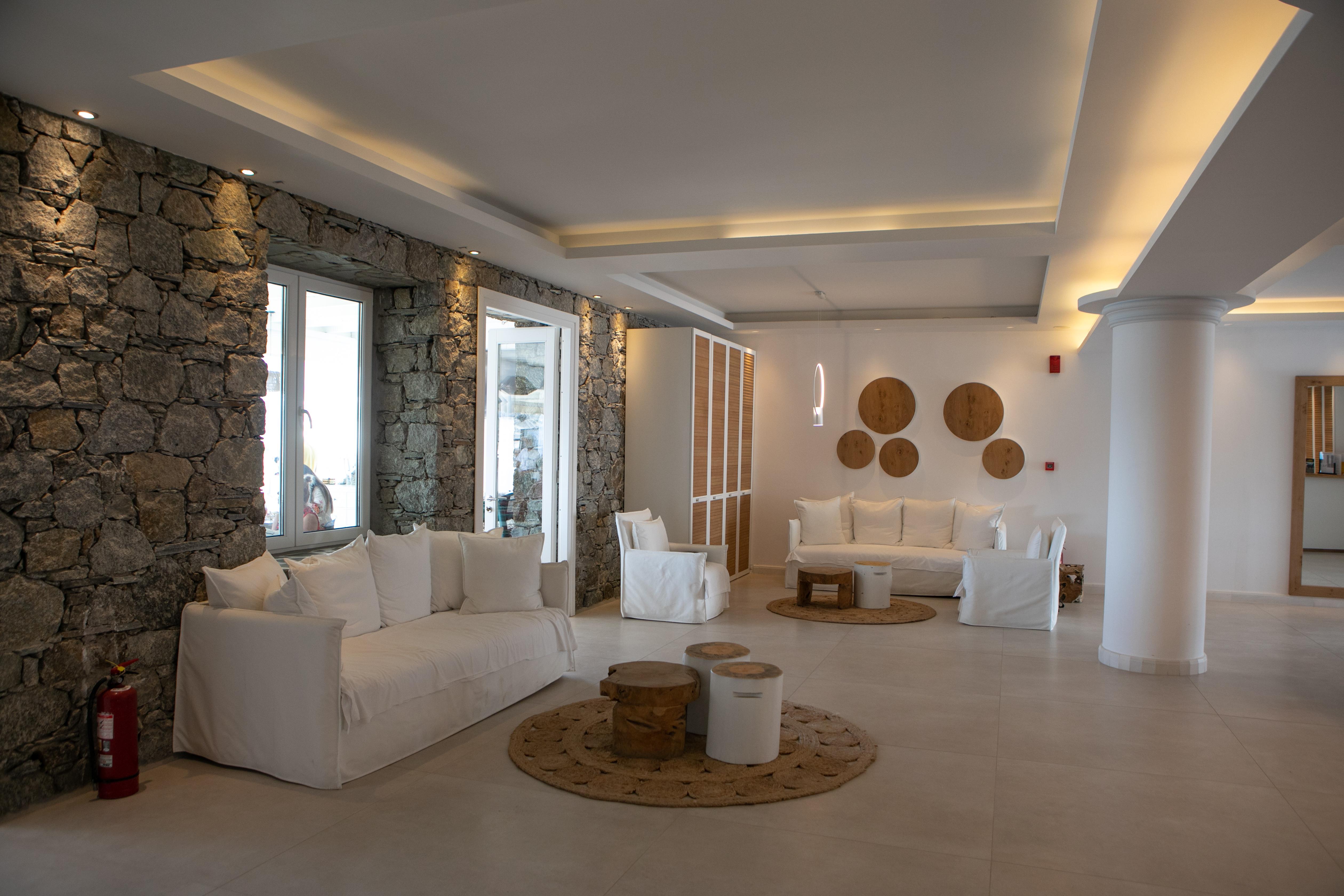 Acrogiali Beachfront Hotel Mykonos Platys Gialos  Ngoại thất bức ảnh