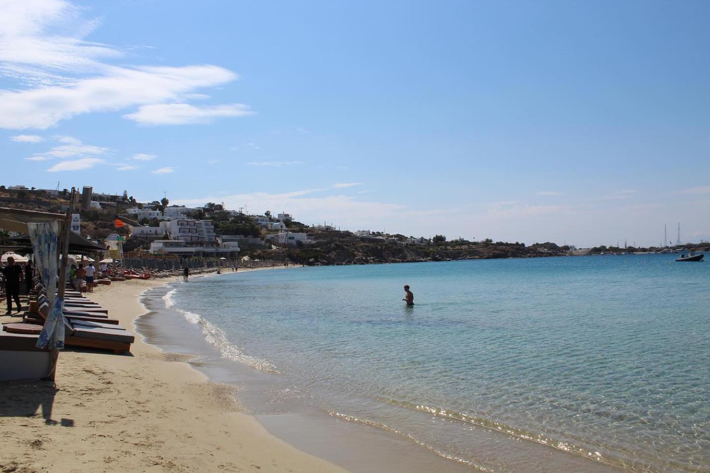 Acrogiali Beachfront Hotel Mykonos Platys Gialos  Ngoại thất bức ảnh