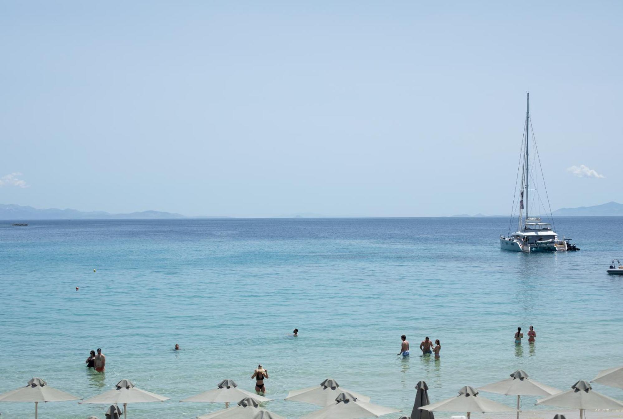 Acrogiali Beachfront Hotel Mykonos Platys Gialos  Ngoại thất bức ảnh