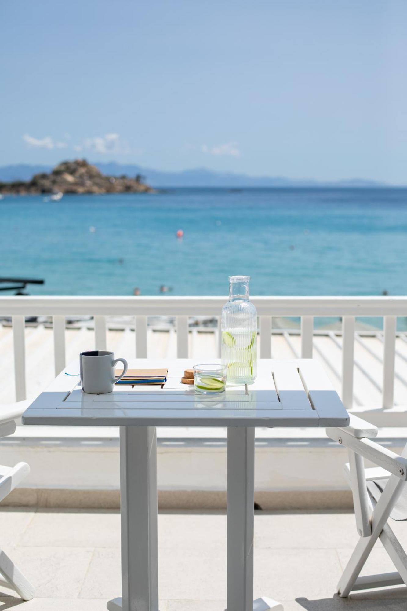 Acrogiali Beachfront Hotel Mykonos Platys Gialos  Ngoại thất bức ảnh