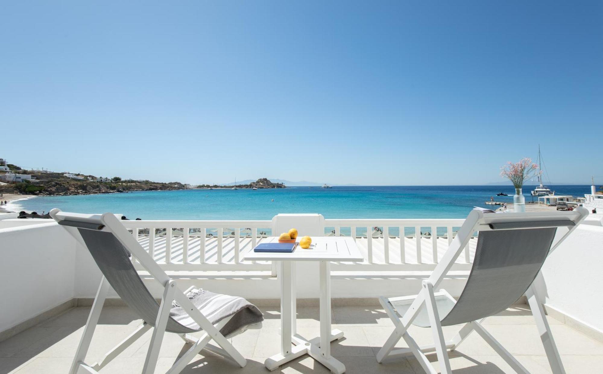 Acrogiali Beachfront Hotel Mykonos Platys Gialos  Phòng bức ảnh