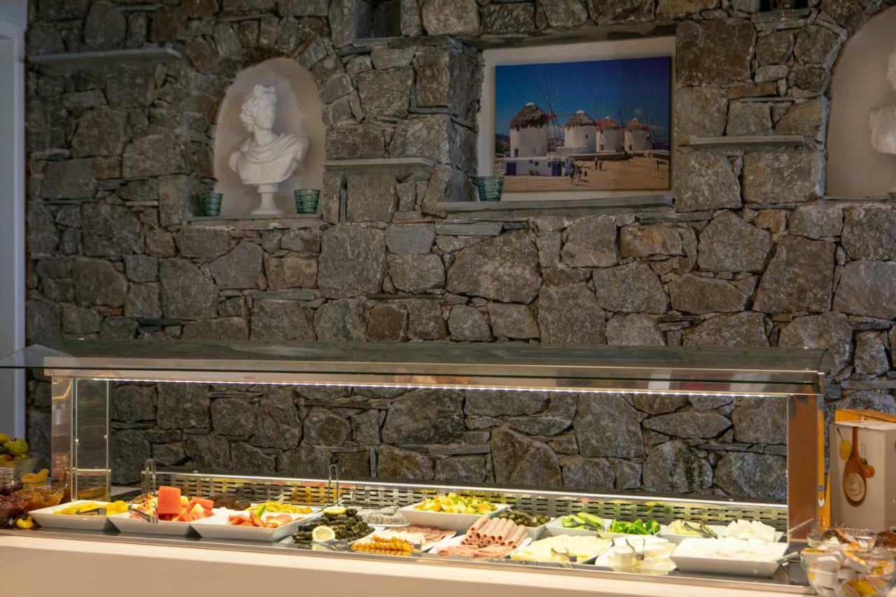 Acrogiali Beachfront Hotel Mykonos Platys Gialos  Ngoại thất bức ảnh